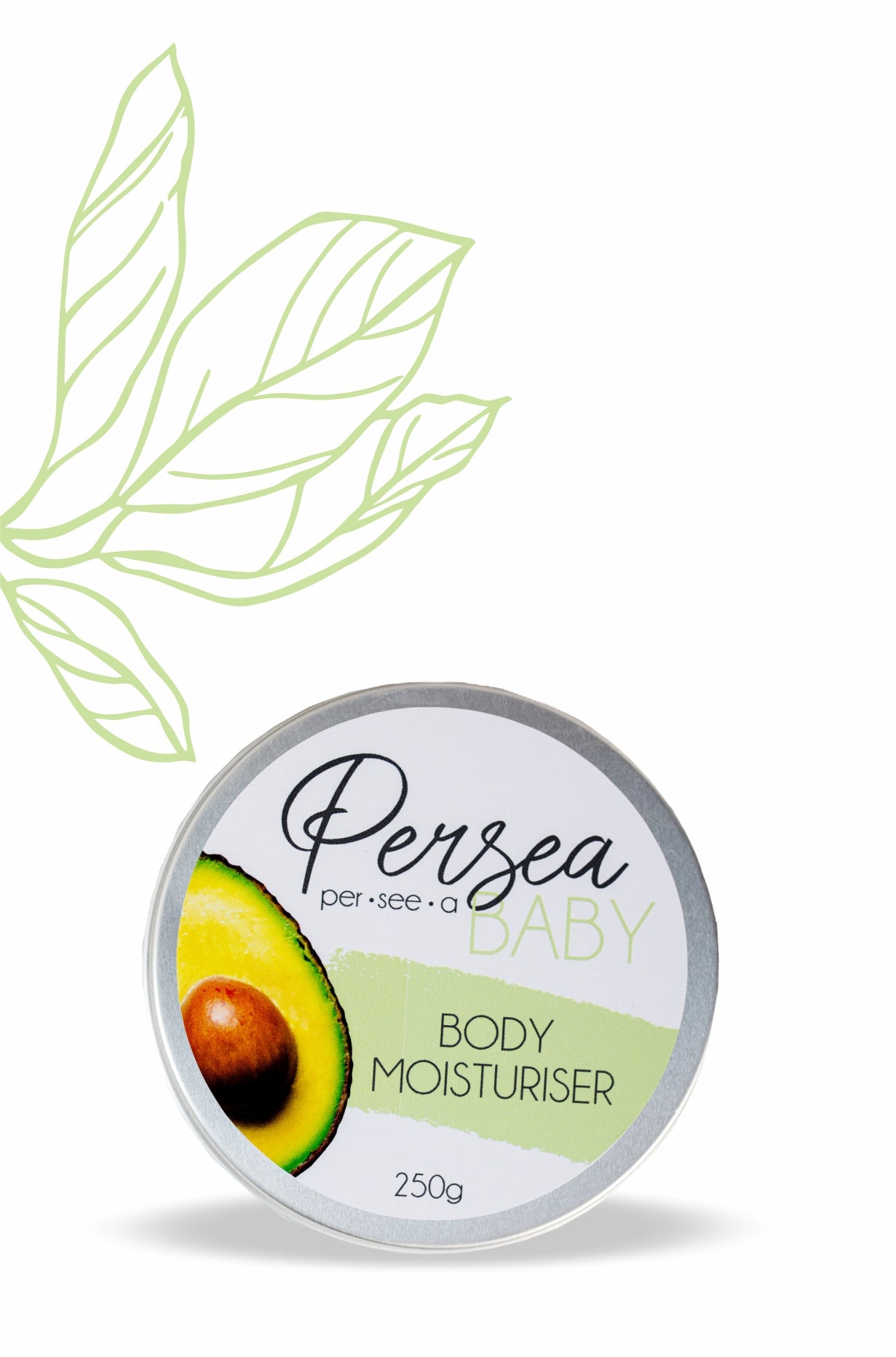 Persea Baby Body Moisturiser. All Natural.