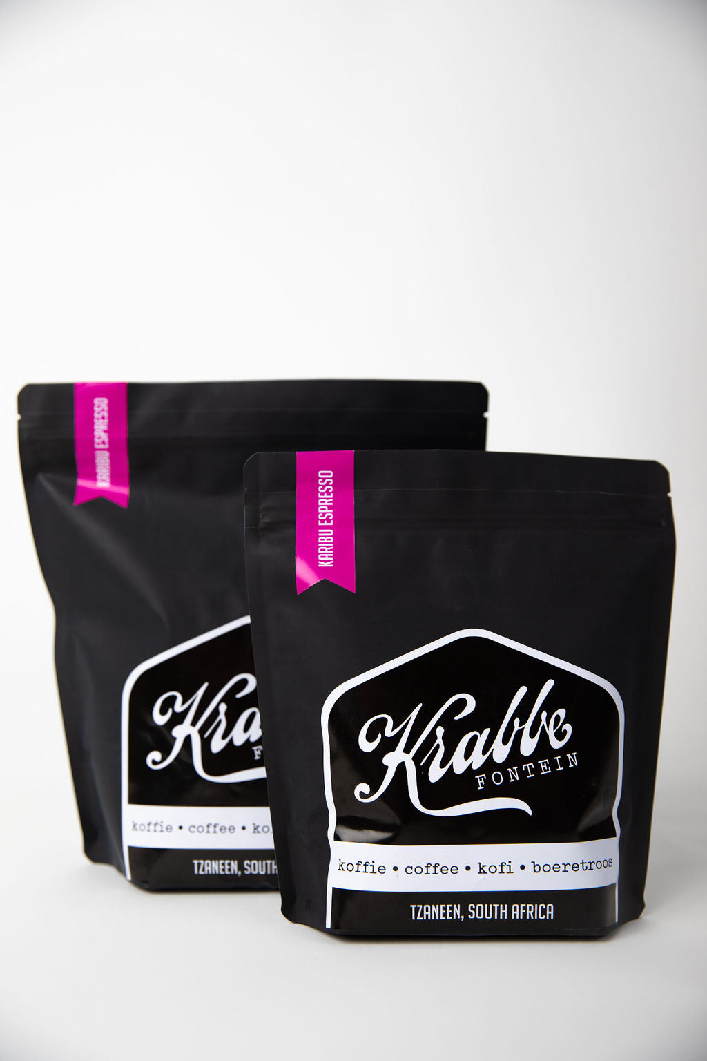 Krabbefontein Karibu Espresso Blend Coffee. Best Coffee in South Africa.