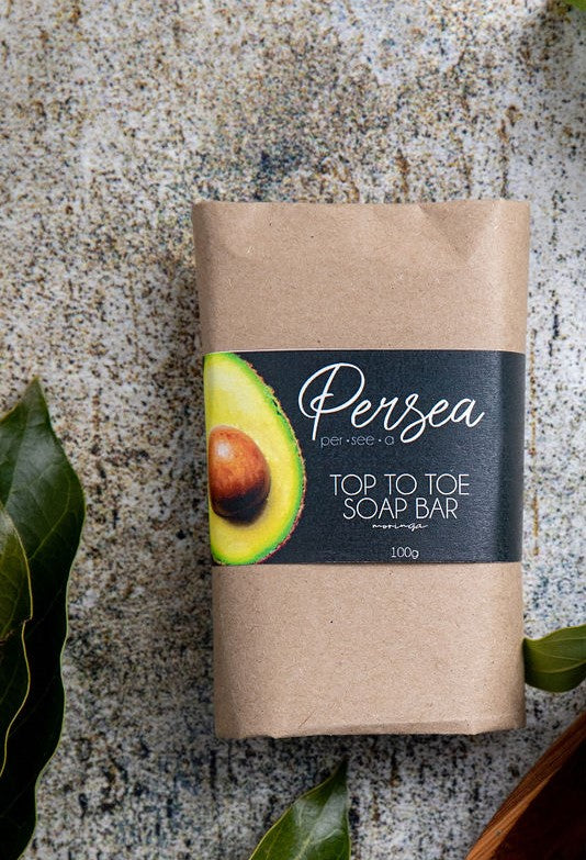 Persea Avo Top to Toe Bar soap. With Morninga. All Natural.
