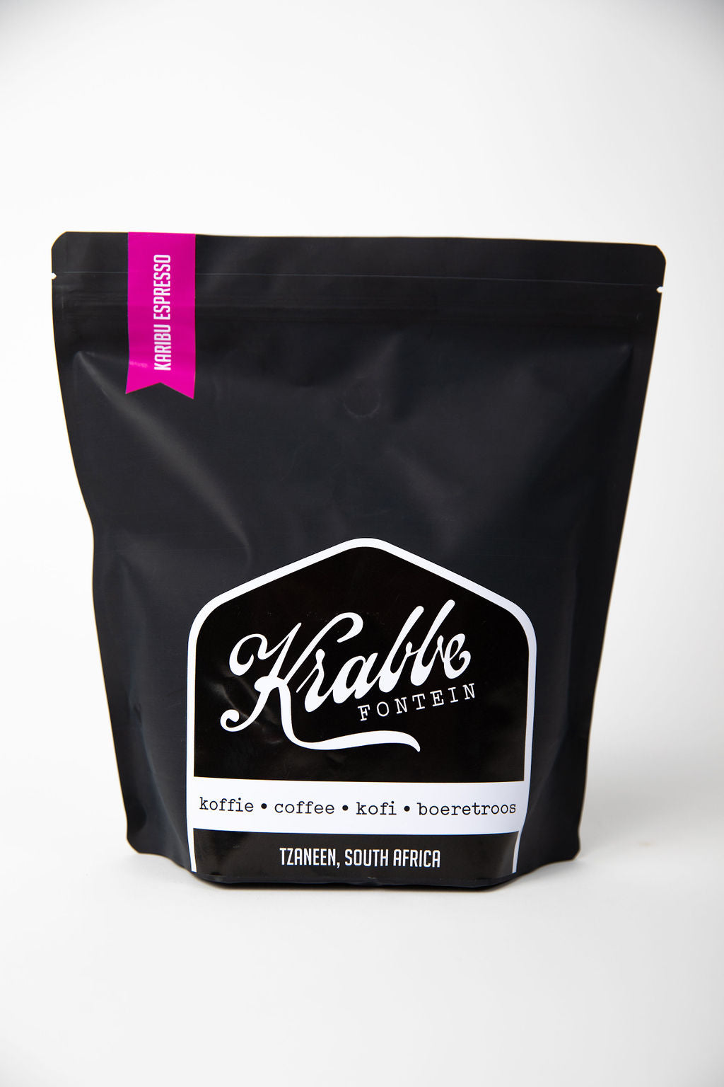Krabbefontein Karibu Espresso Blend Coffee. Best Coffee in South Africa.