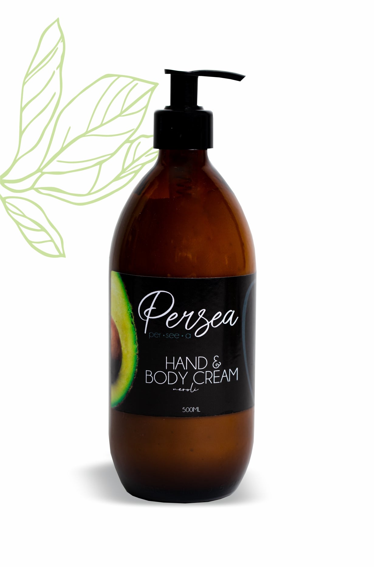 Persea Avo Hand and Body Cream. All Natural.