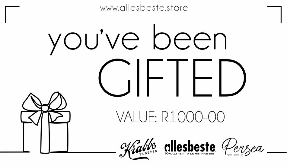 Allesbeste Online Store Gift Card. R1000.00